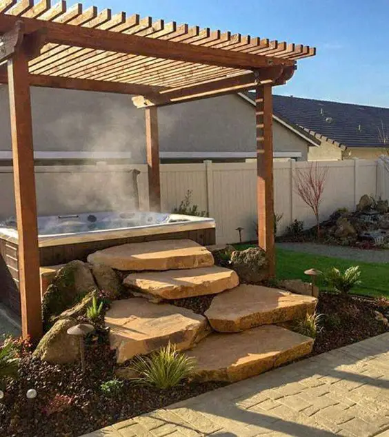 10+ Attractive Hot Tub Pergola Ideas You Might Be Interested In ...