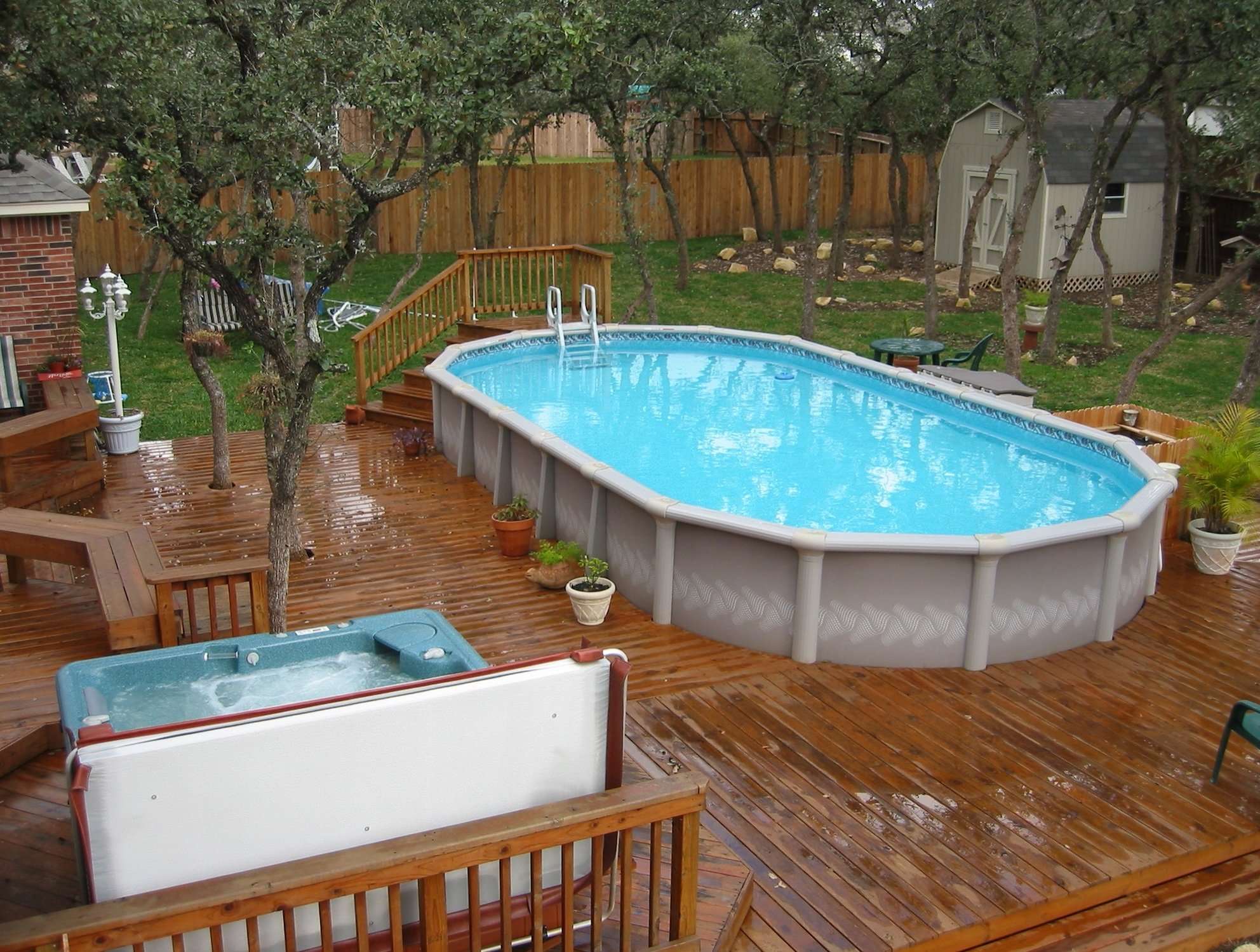 10 Nice Backyard Above Ground Pool Ideas 2021