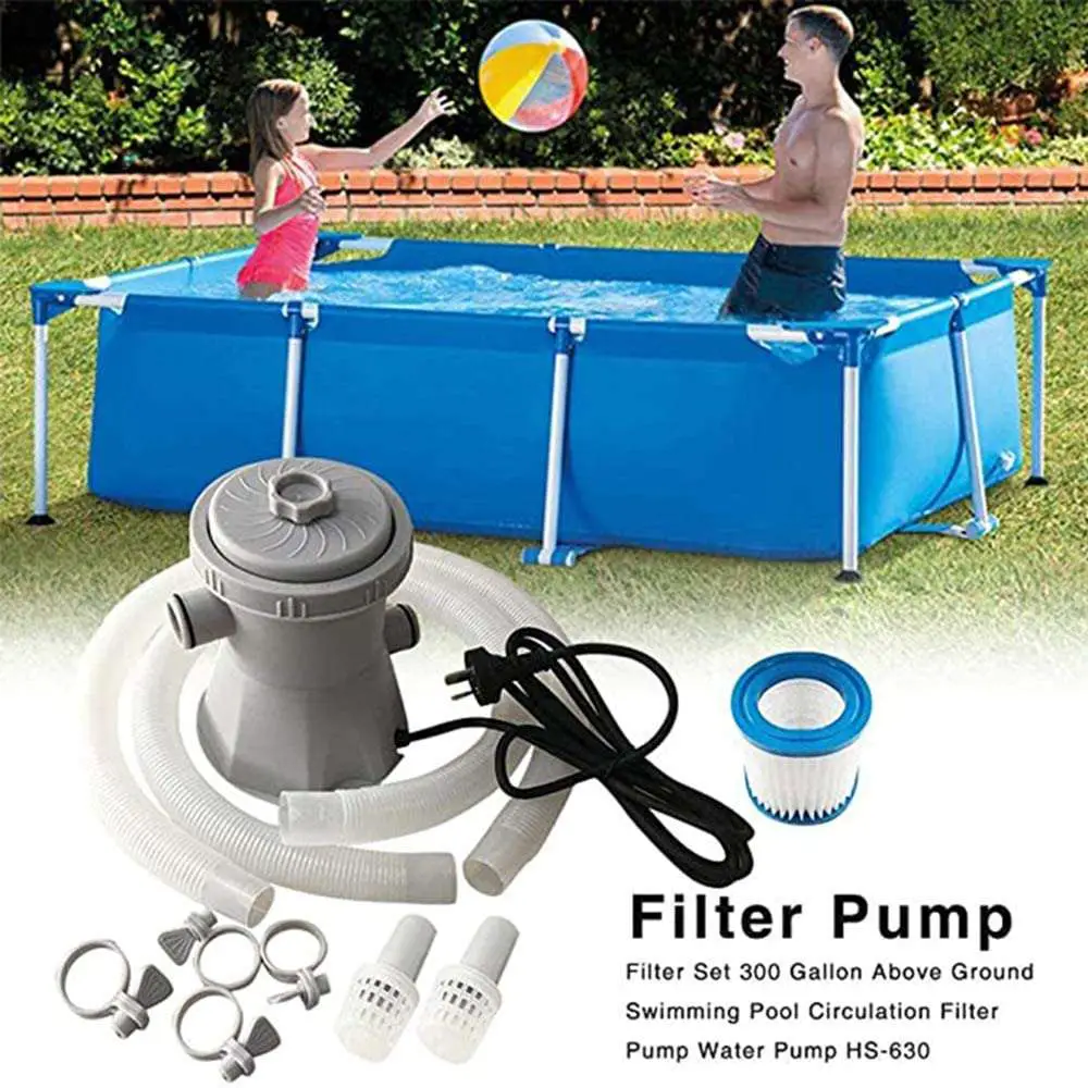110V Summer Waves Swimming Pool Water Cleaner Filter Pump ...