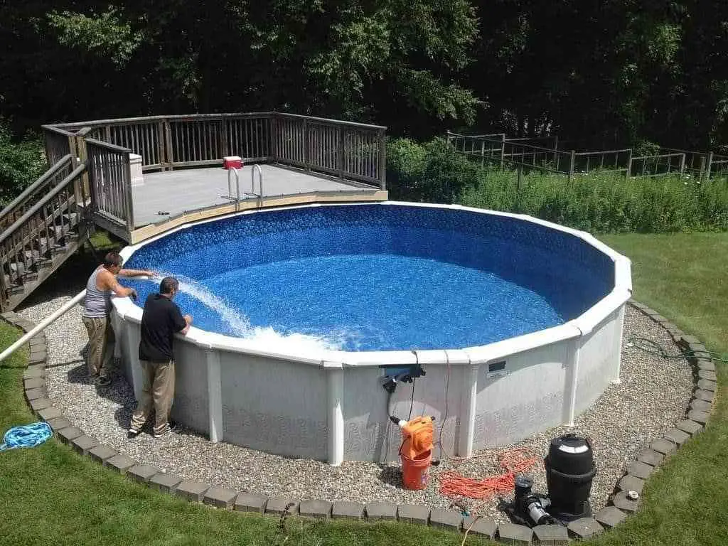 14 Ideas How to Build Above Ground Pool Backyard Ideas in ...