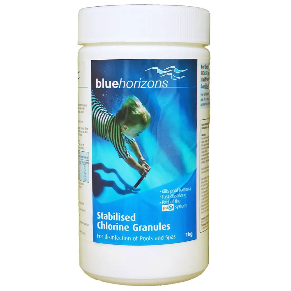 1Kg Chlorine Granules for Hot Tubs &  Swimming Pools AQUASPARKLE for ...