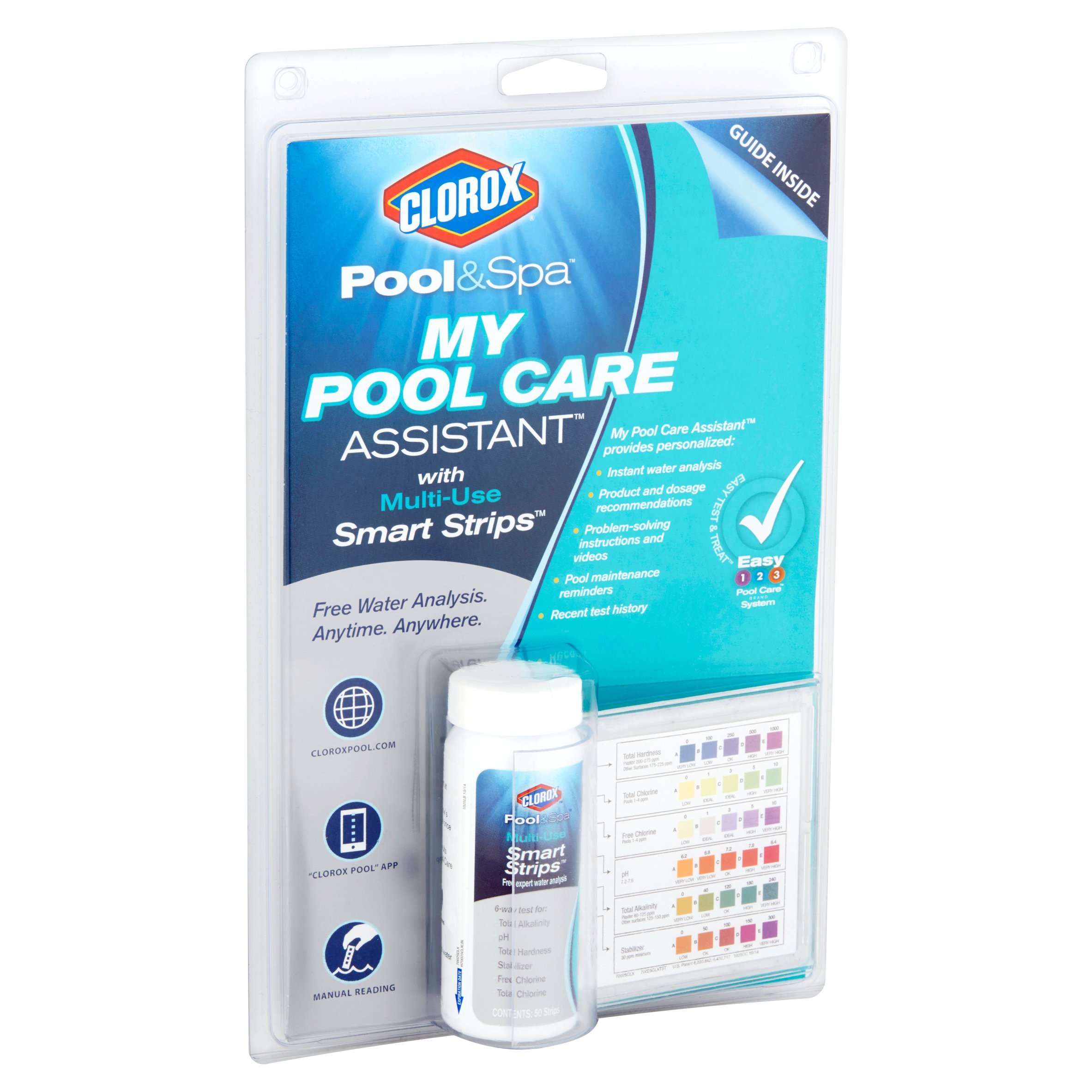 25 Smart Strips Clorox My Pool Care Assistant Test Strips