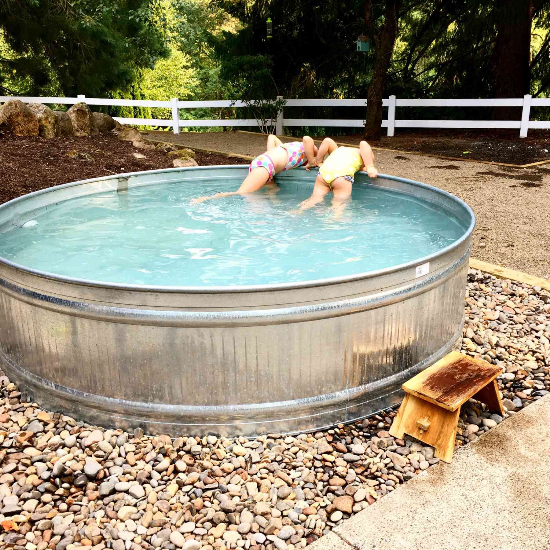 31 Clever Stock Tank Pool Designs and Ideas