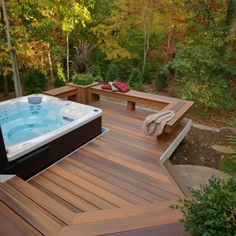 55+ Good Backyard Hot Tubs Decoration Ideas