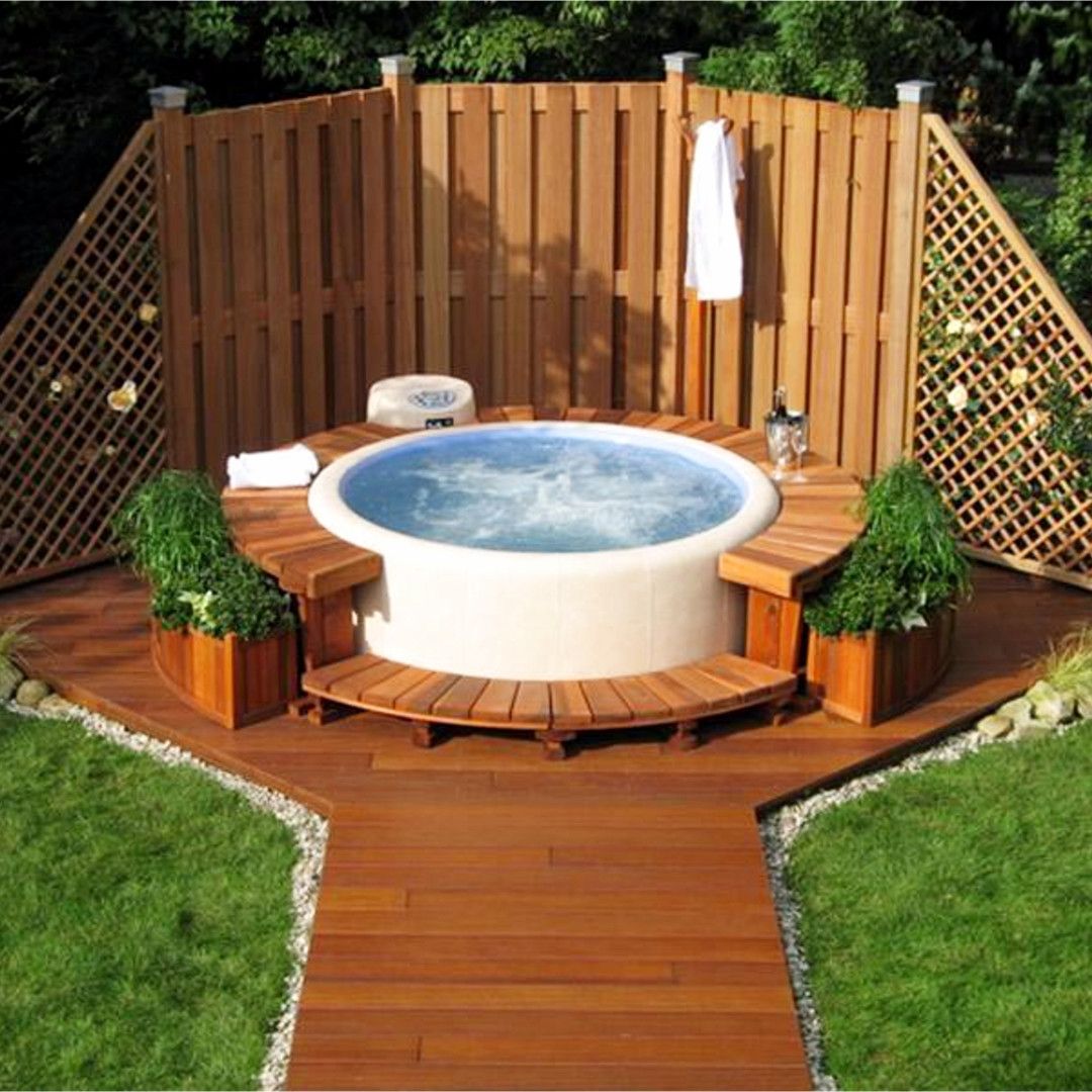 above ground hot tub ideas for your backyard this design idea works ...