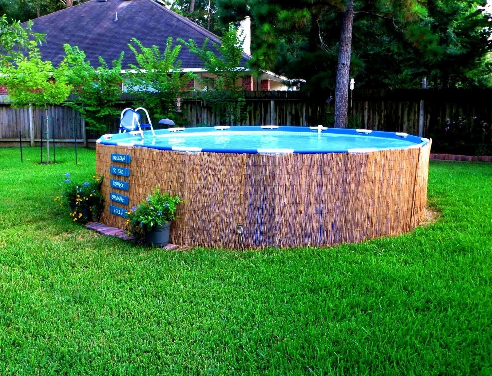 Above Ground Pool Landscaping Ideas On A Budget  Randolph Indoor and ...