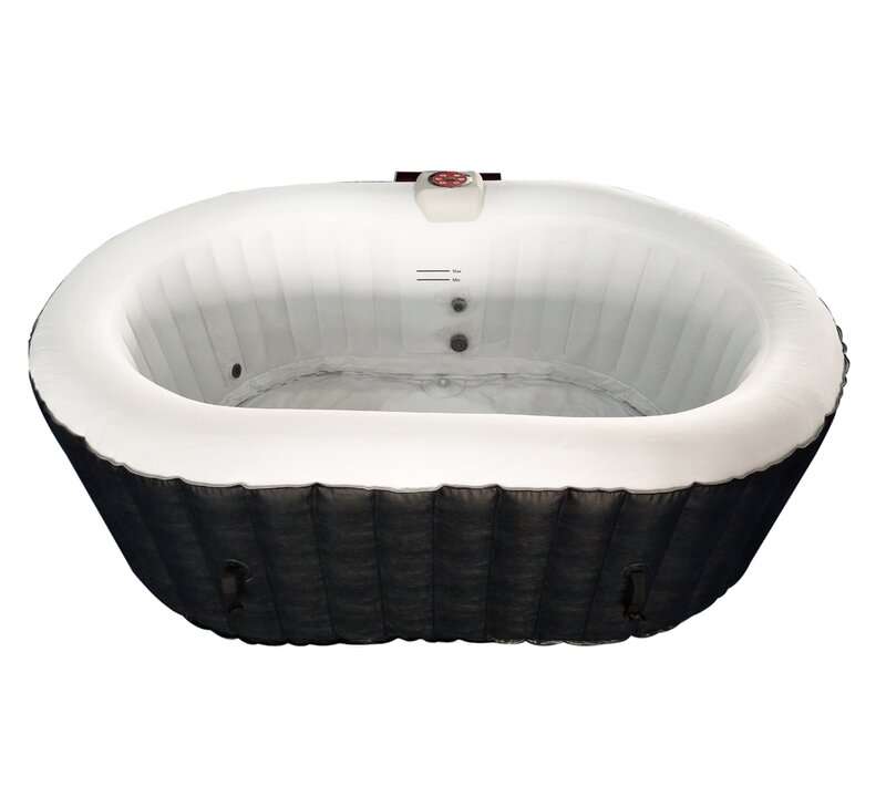 ALEKO Oval 2 Person 130 Jet Inflatable Hot Tub &  Reviews
