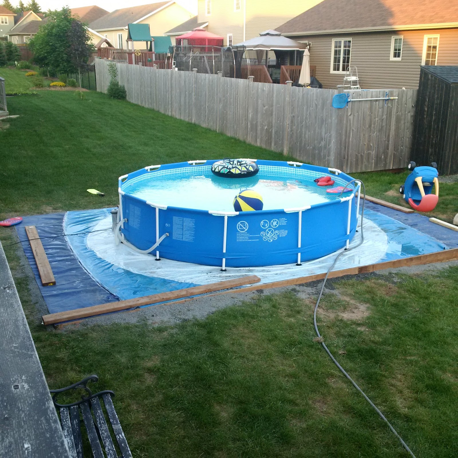 Another Day Another Project: Preparing a Base for our Above Ground Pool