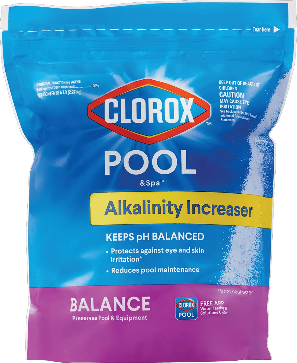 Clorox Pool& Spa Alkalinity Increaser for Swimming Pools, 5 lb Bag ...