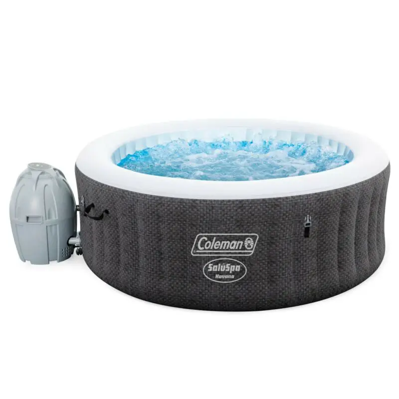 Coleman Saluspa 71"  X 26"  Havana Airjet Inflatable Hot Tub With Remote ...