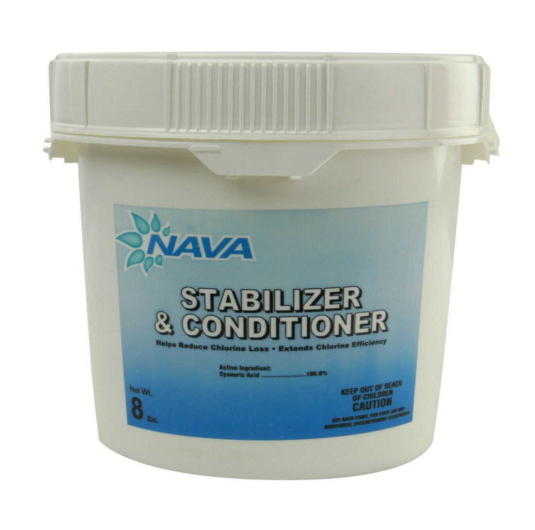 Conditioner &  Stabilizer Cyanuric Acid for Swimming Pools 8lbs ...