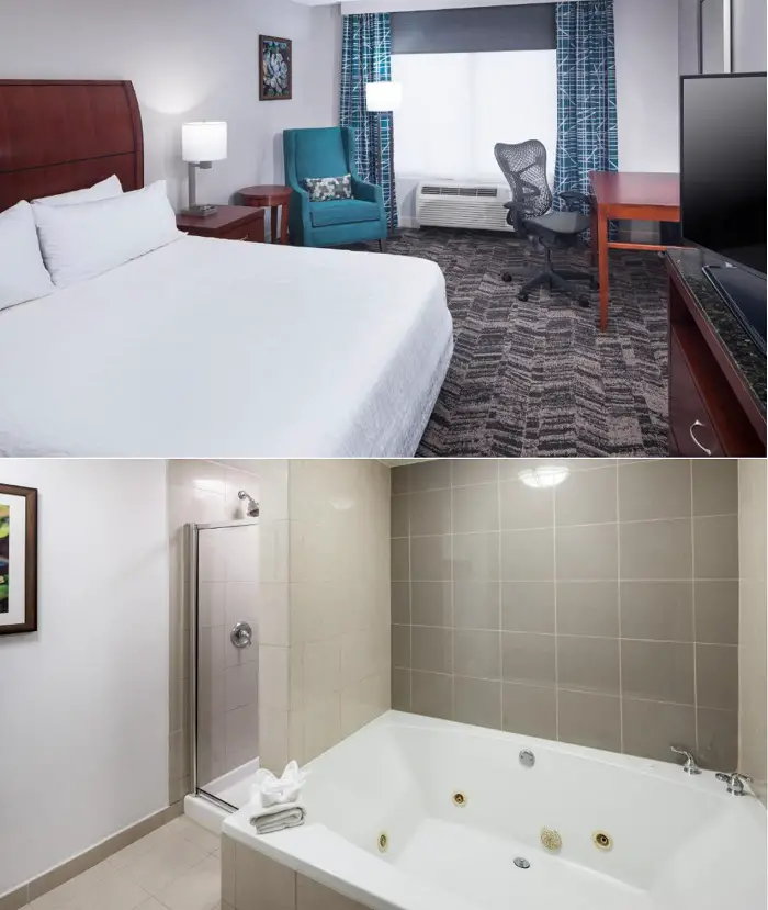 Dallas Hotels with Hot Tub in Room: Honeymoon Suites