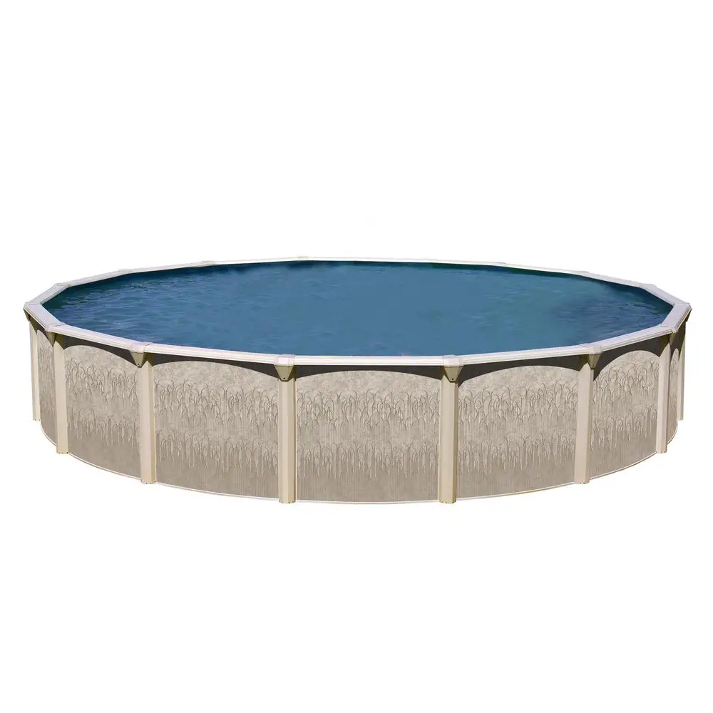 Galveston 27 ft. Round x 48 in. Deep Hard Sided Above Ground Pool ...