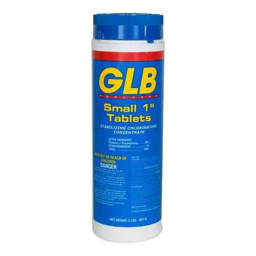 GLB 1inch Chlorine Tabs 2lb