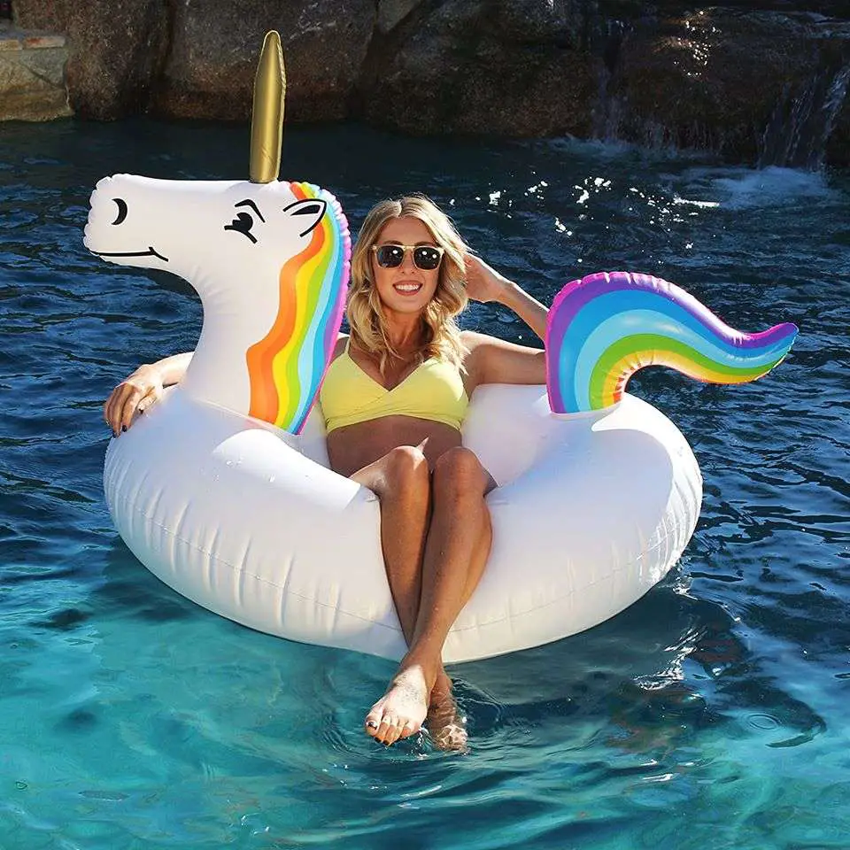 GoFloats Unicorn Pool Float Party Tube