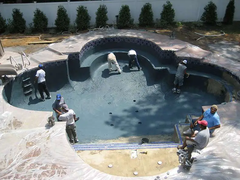 Gunite Pool Construction Process
