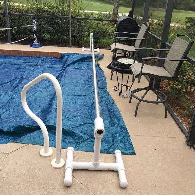 Homemade Pool Cover Reel