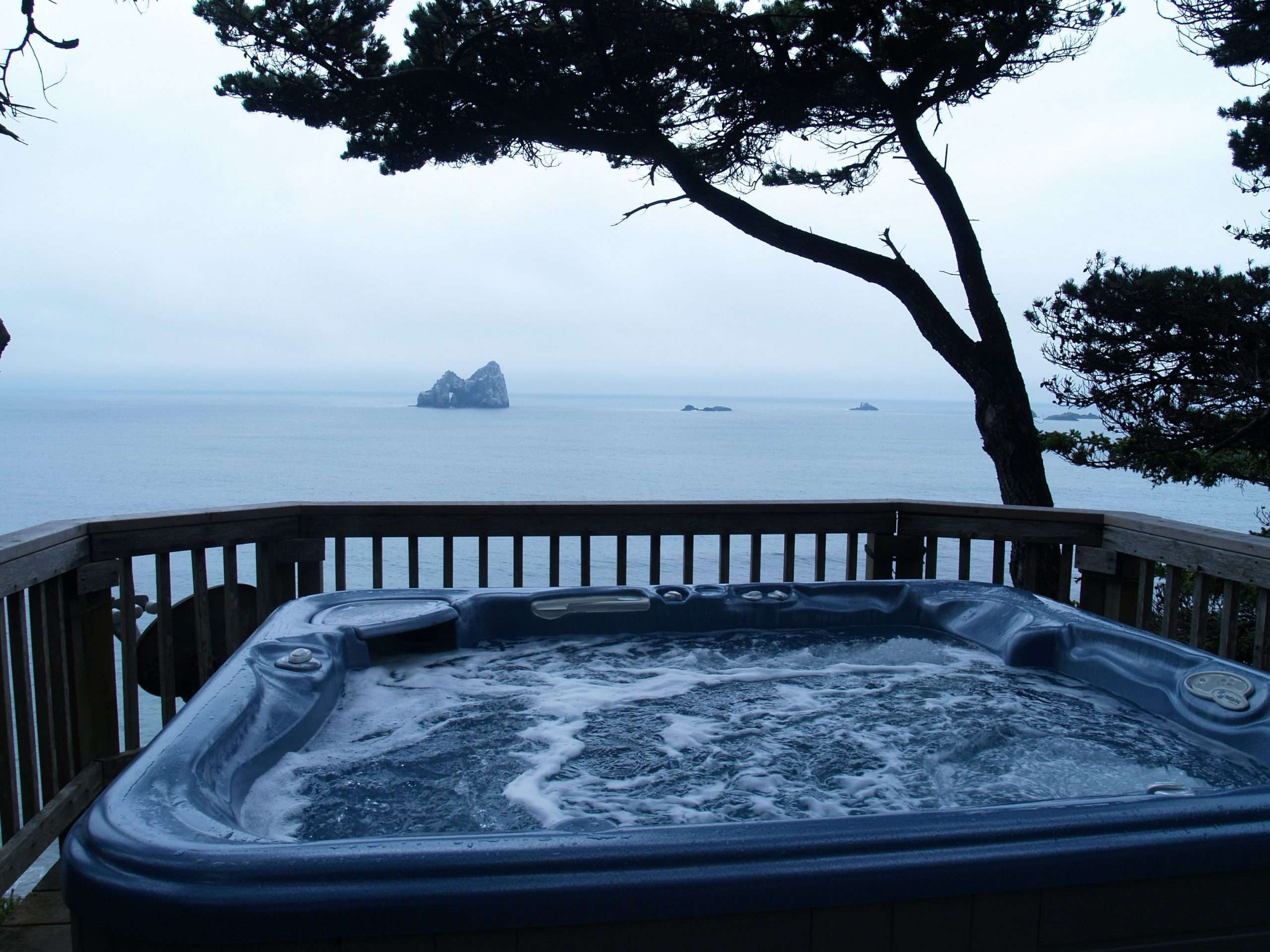 Honeymoon Cove Private Vacation Rental and Hot tub.