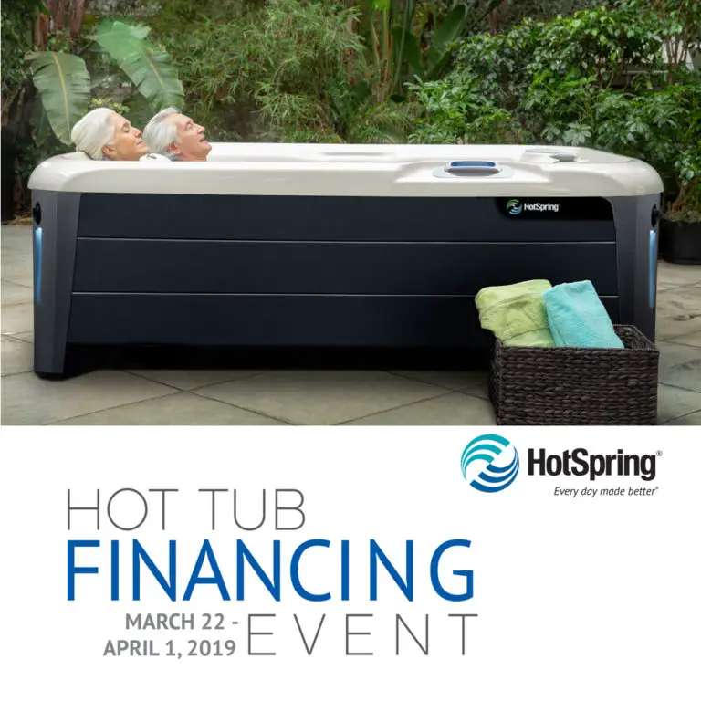 Hot Tub Financing Event