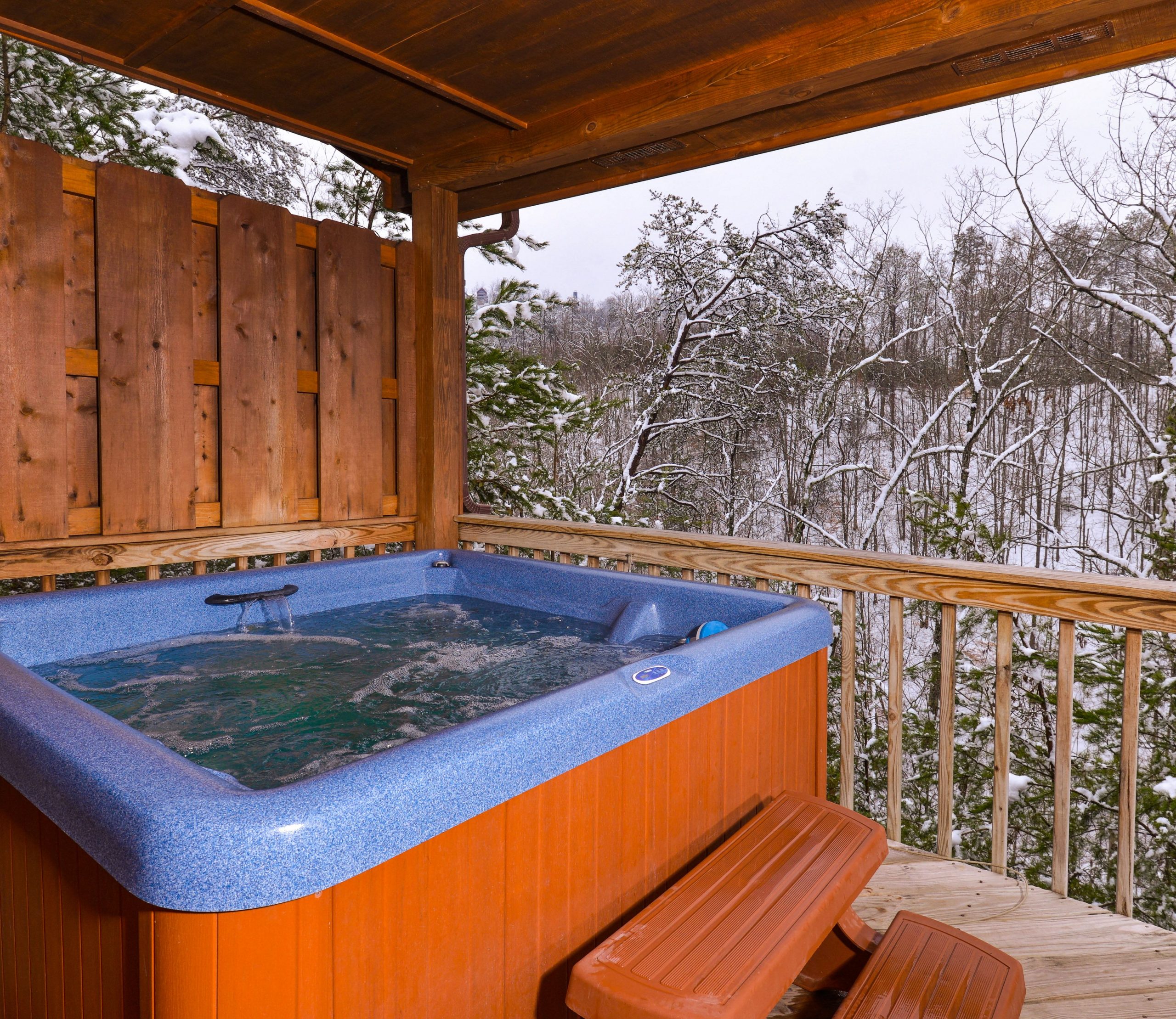 Hot tubs in cold weather. Yes, please.