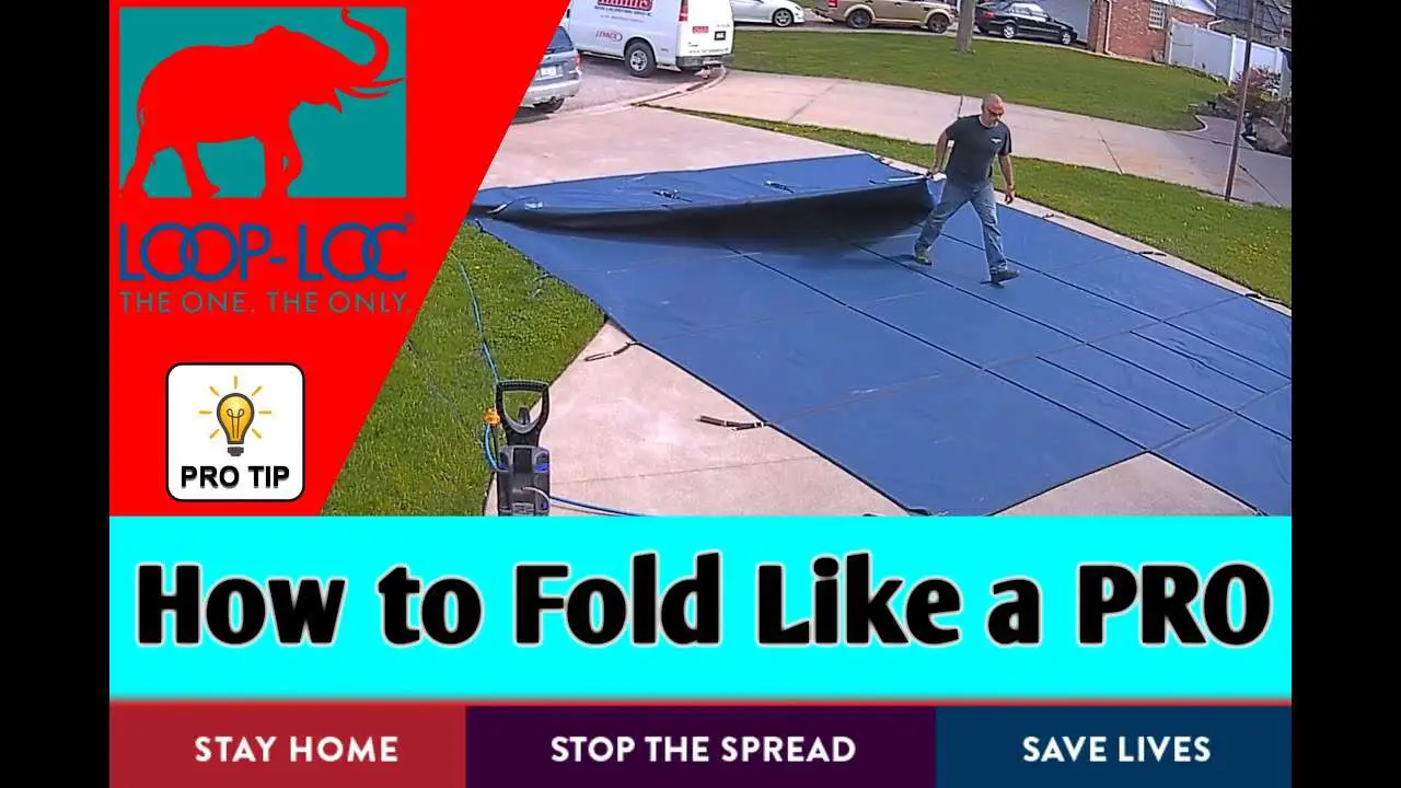 How to fold a Loop Loc pool cover