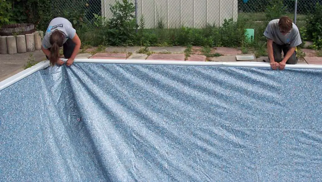 How To Get Wrinkles Out Of Pool Liner?