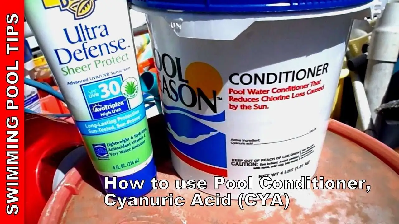 How to Use Swimming Pool Conditioner, Cyanuric Acid