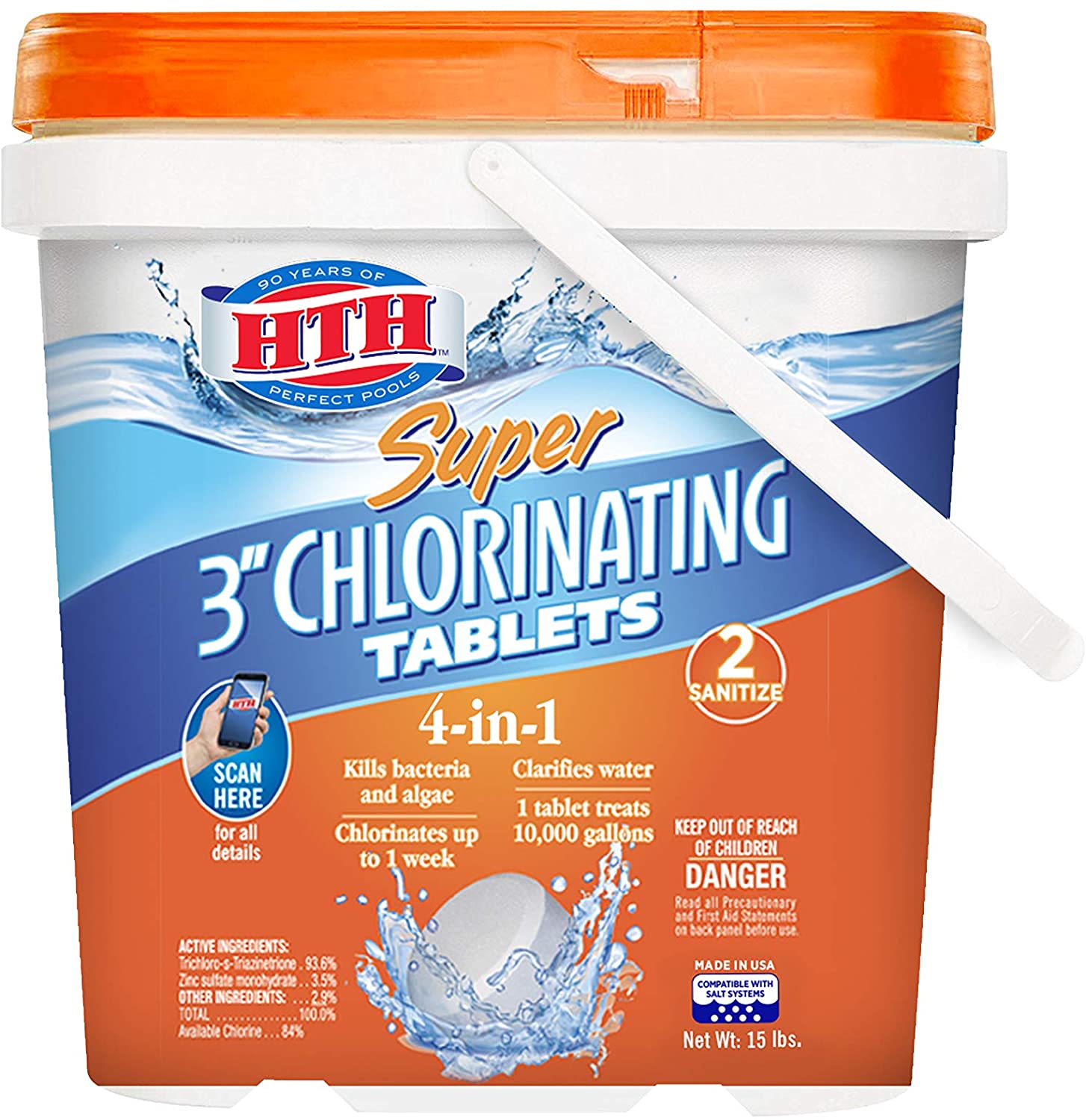 HTH Super 3 Inch Chlorine 4