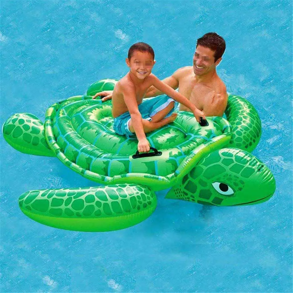 Inflatable pool float Inflatable Pool Toy Green Sea Turtle ...