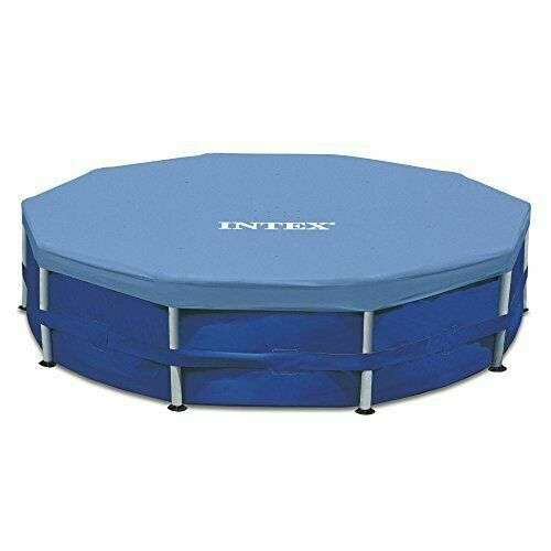 Intex 15 ft. Round Frame Cover for Above Ground Pools with ...