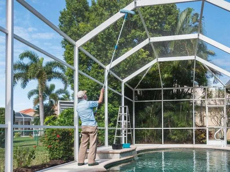 Pool Screen Enclosure Cleaning Tips
