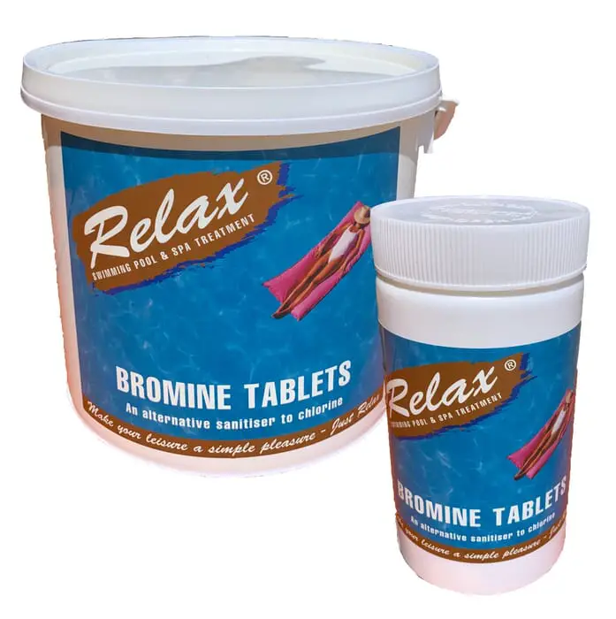 Relax Small Bromine Tablets 20g for Spas and Pools