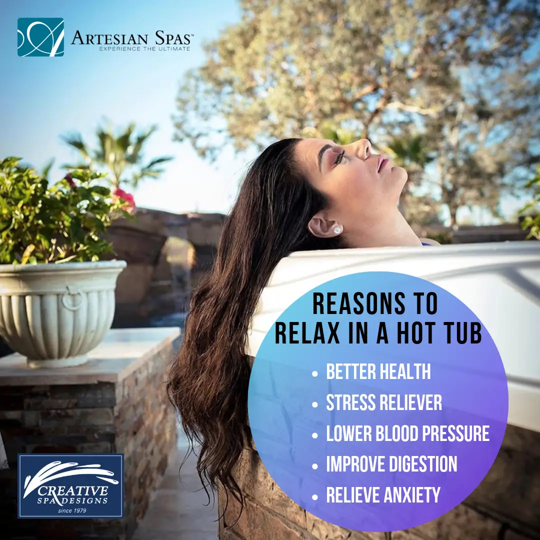 So many reasons to relax and get into a therapeutic #hottub by Artesian ...