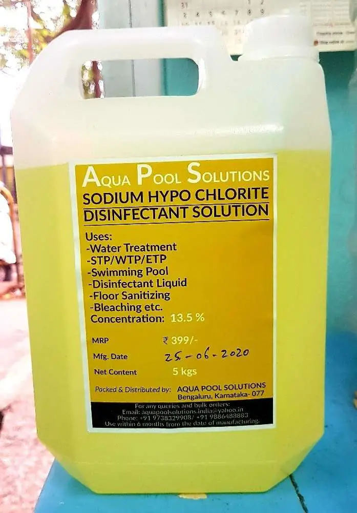 Sodium Hypochlorite Solution, NaOCl