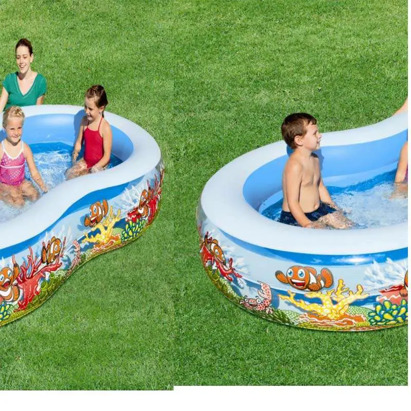 Square Pvc Plastic Swimming Pools Cheap Inflatable Pool
