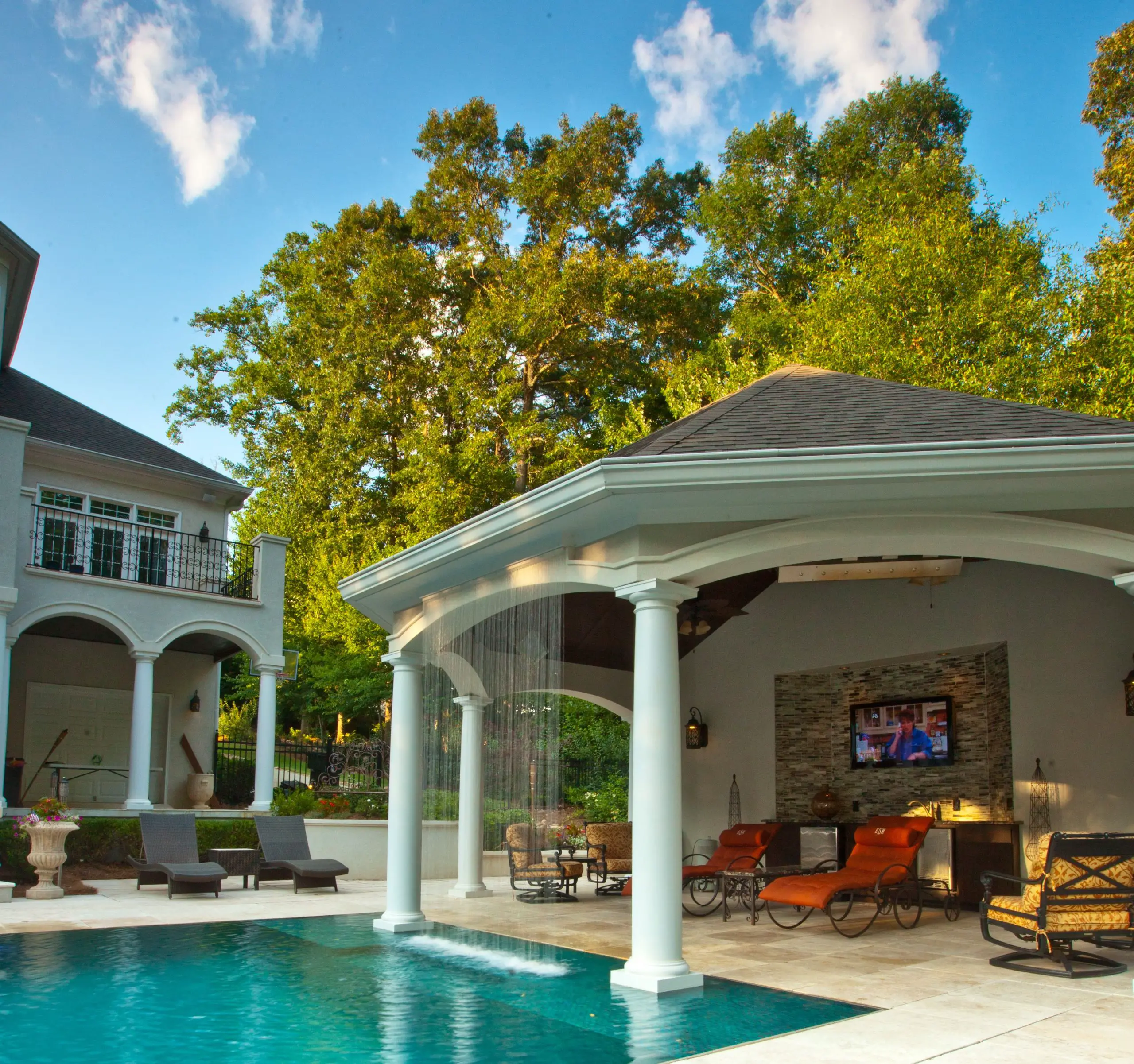 Unique Custom Outdoor Living Space and Pool Design by Shane LeBlanc ...