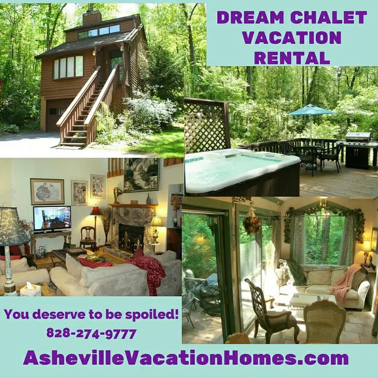 Vacation Rental Cabin in Asheville NC: Sleeps 8. Hot Tub, Fireplace ...