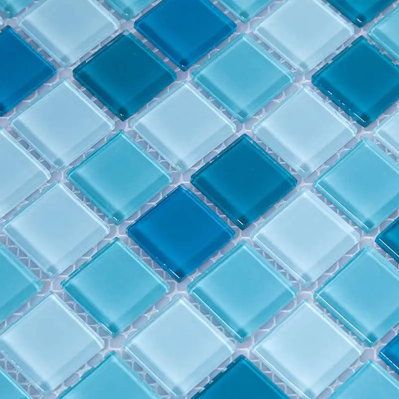 Vintage Discontinued Pool Tile Blue Crystal Swimming ...