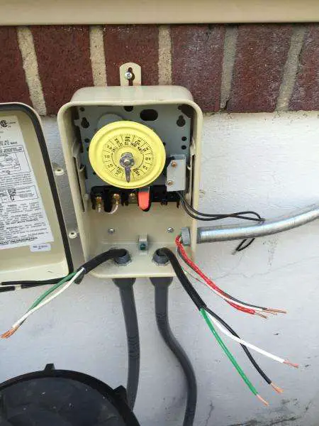 Wiring a pool timer
