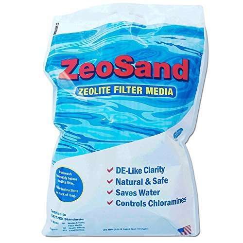 Zeo, ZeoSand 50LB Swimming Pool Sand Replacement ...